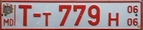 Nummernschilder / Kfz-Kennzeichen Moldawien 1995 1990er