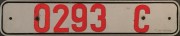 Nummernschilder / Kfz-Kennzeichen DDR 1953 1950er CD