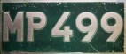 Nummernschilder / Kfz-Kennzeichen Barbados Pol