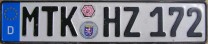 Nummernschilder / Kfz-Kennzeichen Deutschland 1994 1990er