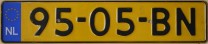 Nummernschilder / Kfz-Kennzeichen Niederlande 2000 2000er