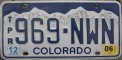 Nummernschilder / Kfz-Kennzeichen USA 2000 2000er Colorado CO