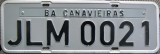 Nummernschilder / Kfz-Kennzeichen Brasilien 1990 1990er