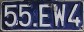 Nummernschilder / Kfz-Kennzeichen Belgien 1953 1950er
