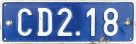 Nummernschilder / Kfz-Kennzeichen Burundi 1996 1990er CD