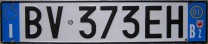 Nummernschilder / Kfz-Kennzeichen Italien 1999 1990er