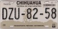 Nummernschilder / Kfz-Kennzeichen Mexiko 2006 2000er Chihuahua