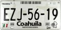 Nummernschilder / Kfz-Kennzeichen Mexiko 2003 2000er Coahuila